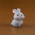 thumbnail image 2 of Halloween Offers Resin Rabbit Figurine Miniatures Ornament Rabbit Resin Ornaments For Holiday Celebrations Decoration Home Decor, 2 of 6