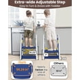 thumbnail image 6 of Primlect Potty Training Toilet Seat, 2 in 1 with Ladder, Adjustable Height ,for Ages 1-3, Blue, 6 of 9