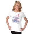 thumbnail image 4 of Flourish Flowers Jesus Christian God Womens Slim Fit Graphic Tee Brisco Brands S, 4 of 5