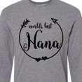 thumbnail image 4 of Inktastic World's Best Nana Long Sleeve T-Shirt, 4 of 5