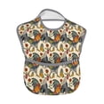 thumbnail image 2 of Hirioo Multi-Colored Roosters for Baby Waterproof Pocket Bib Adjustable Closed for Babies Toddlers with Large Pocket 6-24Months, 2 of 8