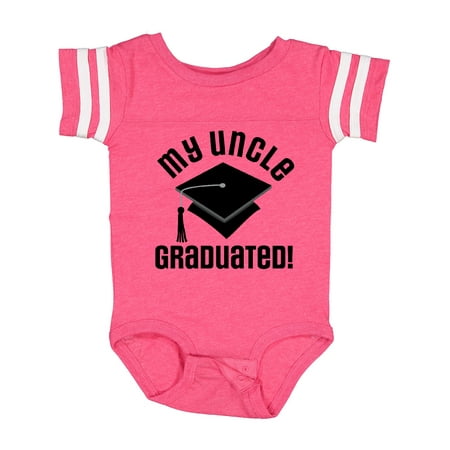 

Inktastic Graduation My Uncle Graduated Gift Baby Boy or Baby Girl Bodysuit