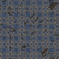 thumbnail image 1 of Ahgly Company Indoor Square Patterned Blue Novelty Area Rugs, 4' Square, 1 of 6