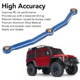 thumbnail image 3 of RC Steering Link, Stable Driving Eliminate Deflection Aluminum Alloy RC Steering Tie Rod High Strength  for 1/18 RC Car Blue, 3 of 7