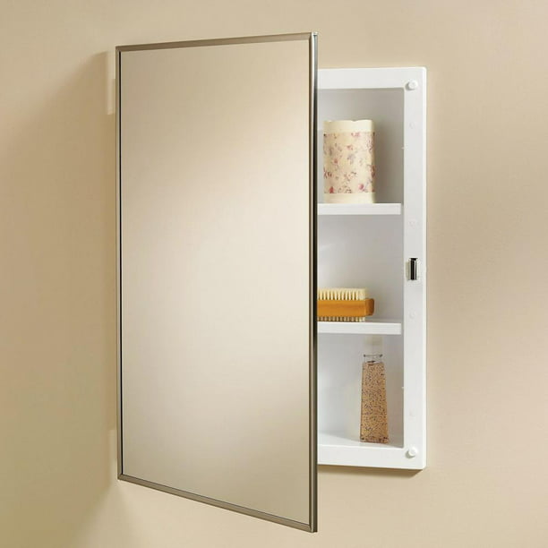 Jensen 468bc Styleline Framed Medicine, Medicine Cabinet Mirror Door Replacement