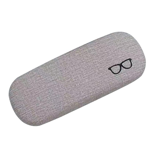 Estuche rígido para anteojos, Estuche protector para anteojos, Contenedor de anteojos de viaje, Caja rígida, Estuche para anteojos para gafas, mujeres beige