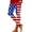 Light Blue, variant on Bibifish Womens Leggings Glitter Distressed Flag Print Leggings High Waist Shiny Slim Fit Casual Holiday Events Outings Eye-Catching Leggings