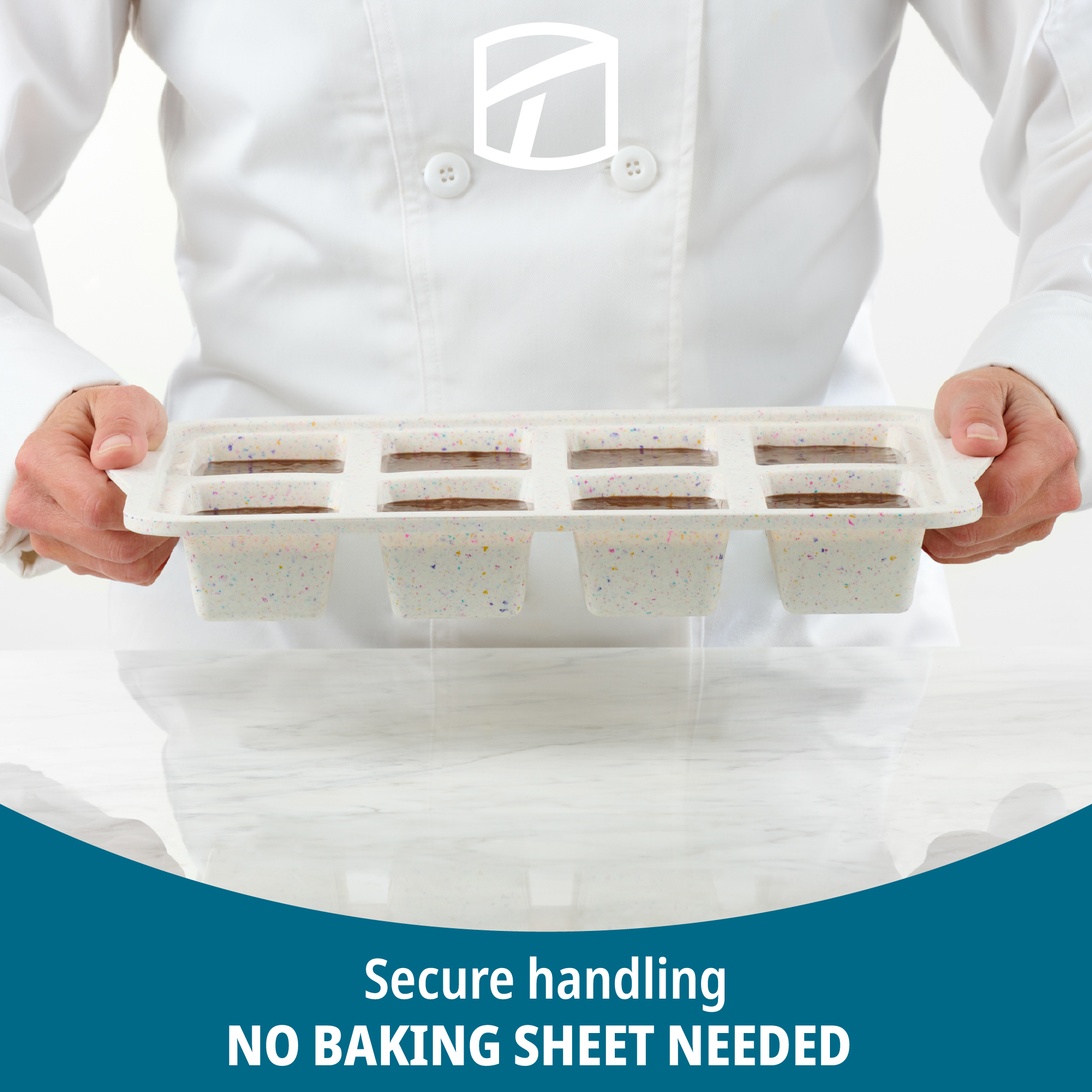 Trudeau Structured Silicone 8-Count Mini Loaf Pan photo 6