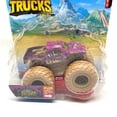 thumbnail image 2 of Hot Wheels Monster Trucks Podium Crasher Pink 2022 New Sealed 1:64, 2 of 3