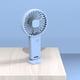 thumbnail image 5 of Ventilador de 3 velocidades Mini ventilador Ventilador de escritorio s Senderismo Camping Hogar Azul Gloria Mini ventilador de mano, 5 of 9