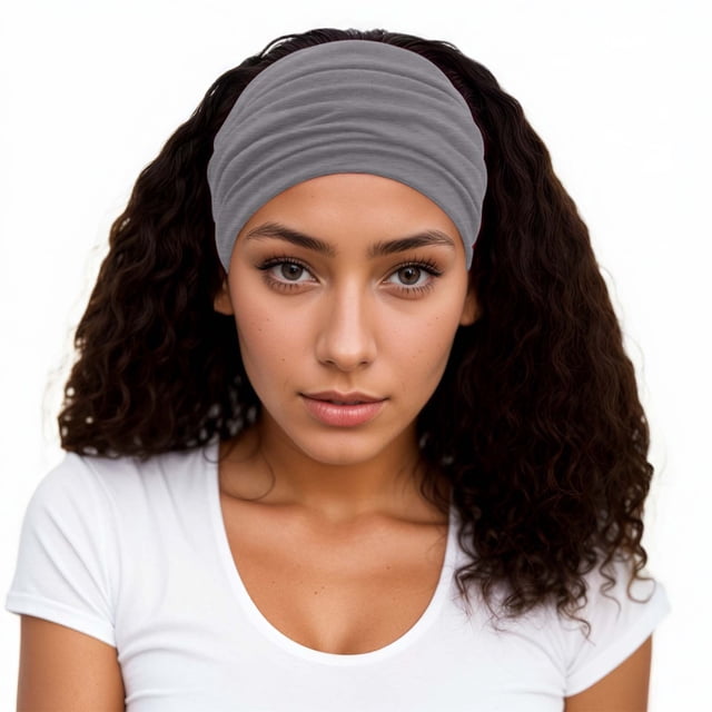 Fgnfyis Grand Foulard Rétro pour Femmes avec Bande pour Cheveux Mignonne Nouée, Design à la Mode et Polyvalent GY1