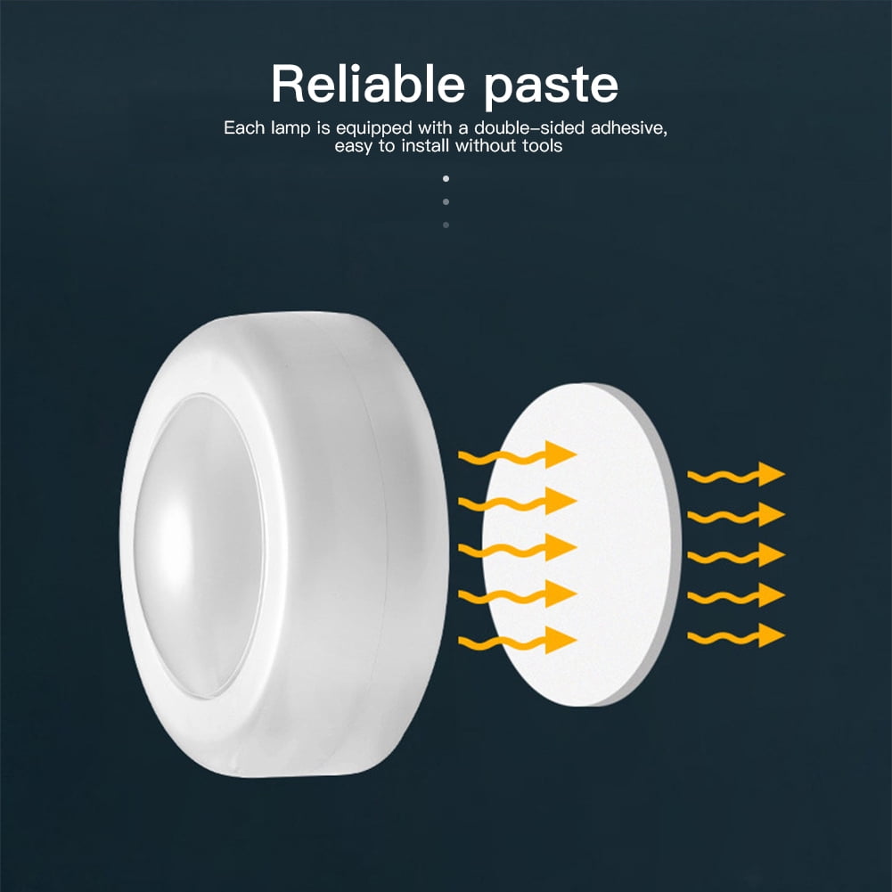 Lowestbest 6Pcs LED Color Changing Puck Lightings, Battery Powered Dimmable Night Light with Wireless Remote Controls for Cabinet & Counter Lowestbest 6Pcs LED Color Changing Puck Lightings, Battery Powered Dimmable Night Light with Wireless Remote Controls for Cabinet & Counter