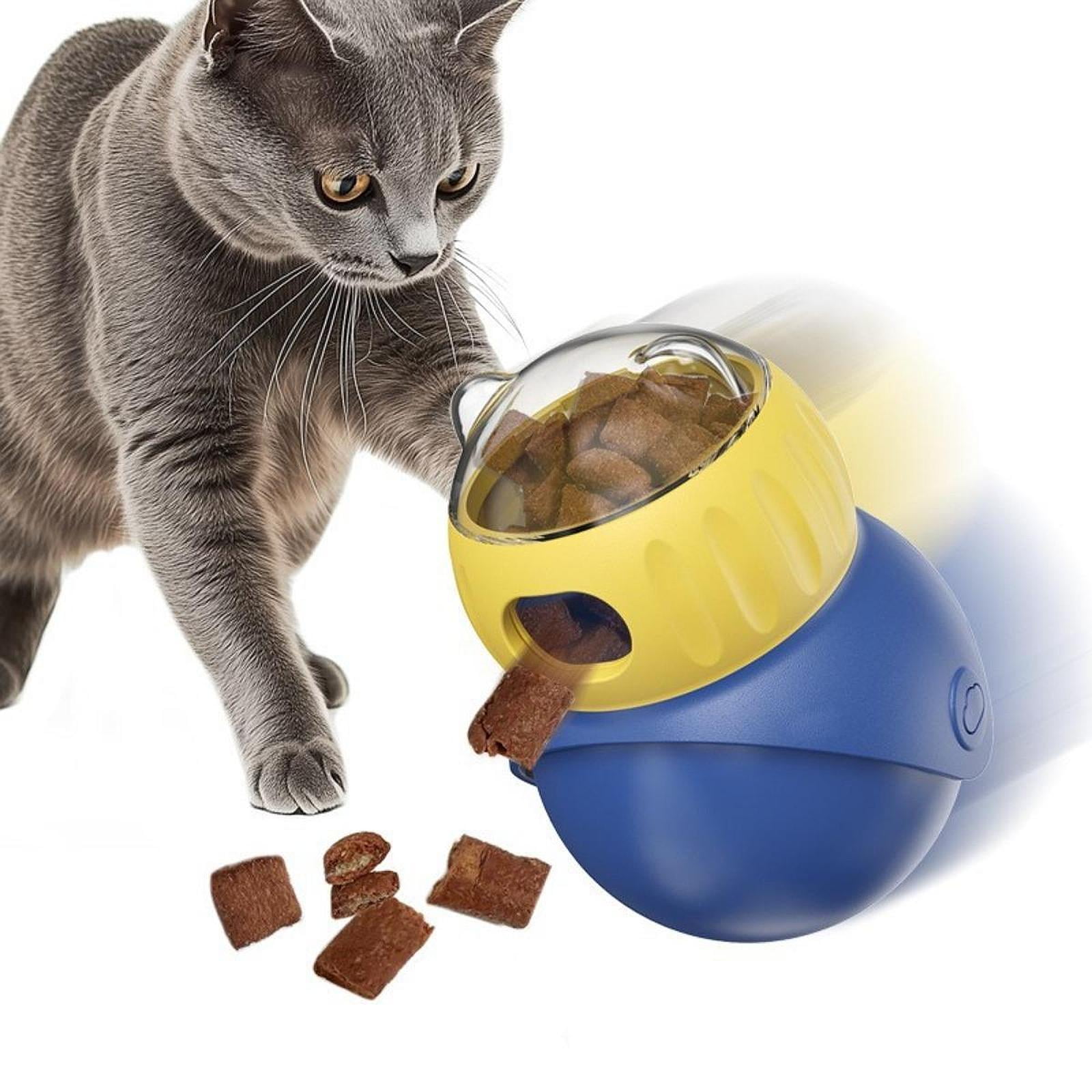 TOOYFUL Dog Treat Dispenser Toy Enrichment Exercise for Cats Leaking Ball Refillable Green