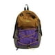 thumbnail image 1 of Mochila de baloncesto, bolsa de almacenamiento, cómoda bolsa deportiva, bolsa de equipo de entrenamiento deportivo para la escuela, natación, voleibol Caqui con morado, 1 of 8