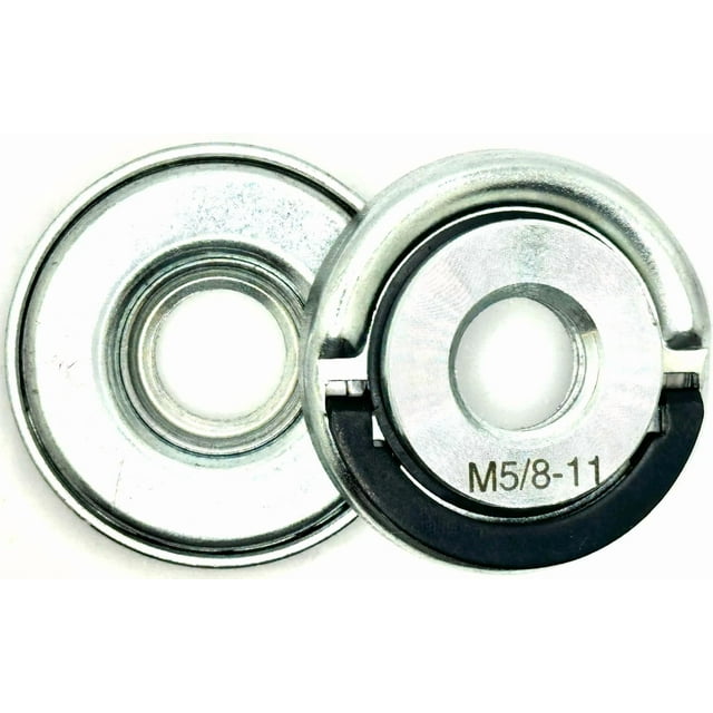 czcpp-2 Pack Écrou de Bride de Moulin à Changement Rapide 5/8-11 - Écrou de Verrouillage de Remplacement pour Moulin à Angle, Écrou de Rétention à Verrouillage Rapide, Pièces de Rechange d'Écrou à Dégagement Rapide, Écrou de Filetage 5/8 Pouces-11