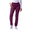 Wine, variant on Adar Pro Scrubs For Women - Skinny Leg Yoga Scrub Pants
