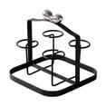 thumbnail image 1 of Taza de secado de taza de botella Soporte de tazas 4 Organizador de gancho de gancho resistente para limpiar la encimera de encimeras Tazas de tazas Negro, 1 of 8