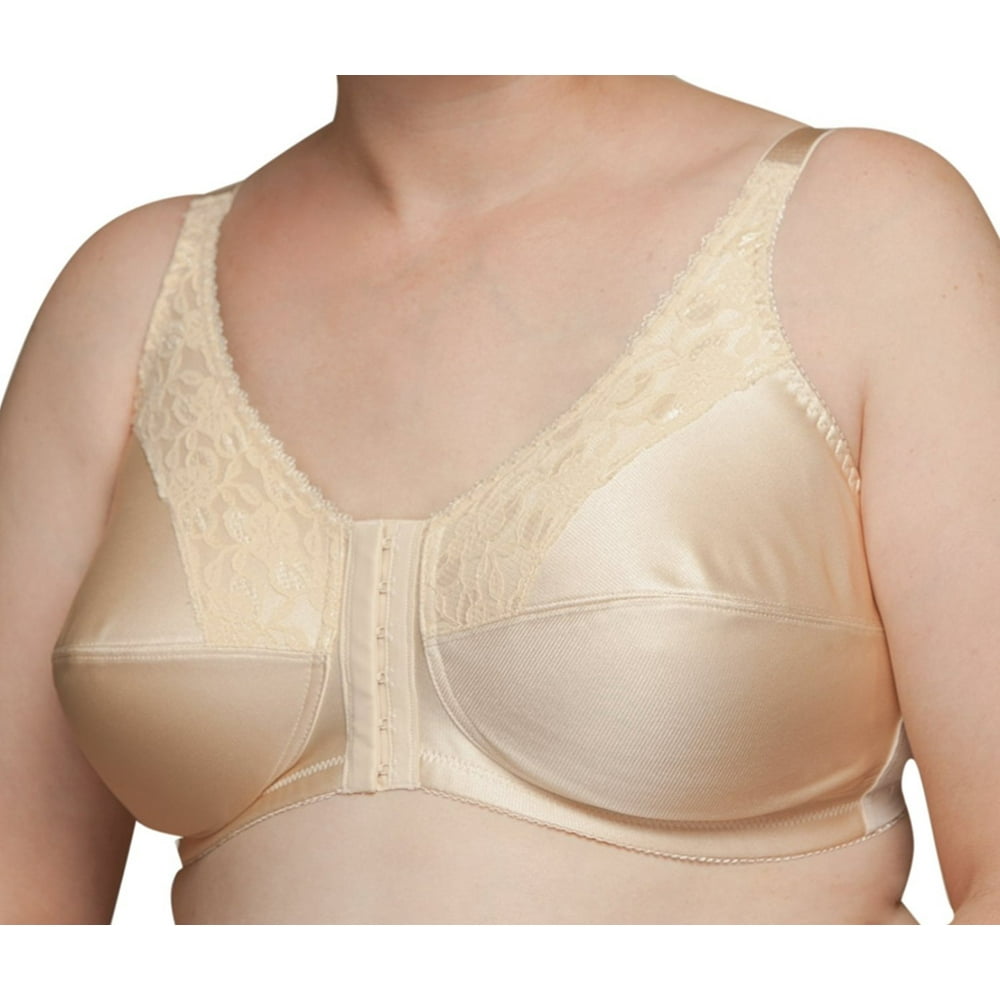 Nearly Me Nearly Me Front Closure Mastectomy Bra Style 670 36C Beige