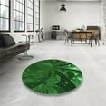 thumbnail image 4 of Ahgly Company Machine Washable Indoor Rectangle Transitional Deep Emerald Green Area Rugs, 7' x 9', 4 of 7