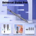 thumbnail image 4 of TiMOVO Stylus Pens for Touch Screens with Power Display, Fast Charge iPad Pencil Compatible with Apple iPad iPhone Android IOS Samsung Lenovo Tablets Smart Phone, Gray, 4 of 8