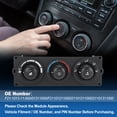 thumbnail image 3 of Módulo de control del clima del calentador de aire acondicionado para Kenworth T600 2006 2007 2008 2009 2010 Panel de control HVAC No.F21-1013-11-000/01311000/F21101211000, 3 of 7