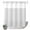 Silver, White, Gray, variant on No Hook Shower Curtain, Grey Vertical Striped Shower Curtains for Bathroom with See Through Top Window, Farmhouse Thin Line Stripes Waterproof & Washable Bath Curtain Long 72"x78"