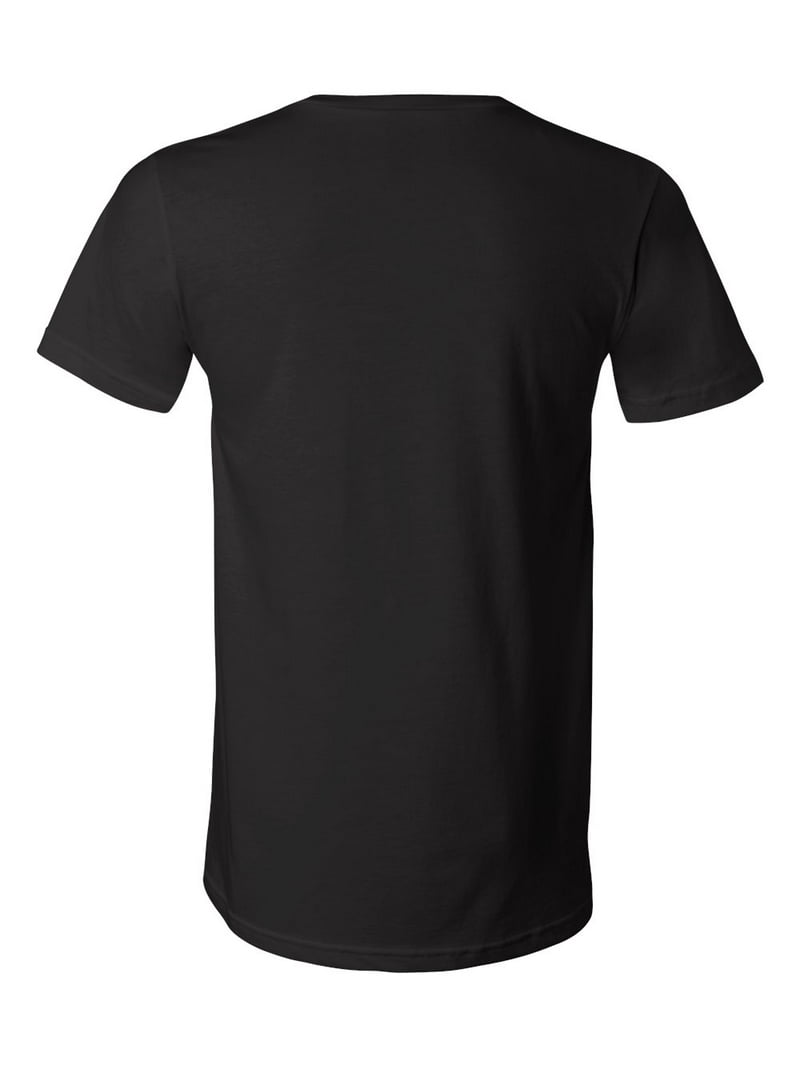 Unisex Jersey Short-Sleeve V-Neck T-Shirt - BLACK - 2XL - Walmart.com