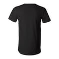 thumbnail image 3 of Bella + Canvas Unisex Jersey Short-Sleeve V-Neck T-Shirt - BLACK - M, 3 of 5