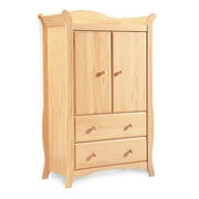 Storkcraft - Aspen Sleigh Armoire, in Natural
