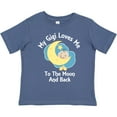 thumbnail image 3 of Inktastic Gigi Loves Me to the Moon and Back Boys or Girls Toddler T-Shirt, 3 of 5