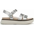 thumbnail image 2 of Vionic Women's Solana Strappy Platform Sandal Silver Metallic 6.5W, 2 of 5