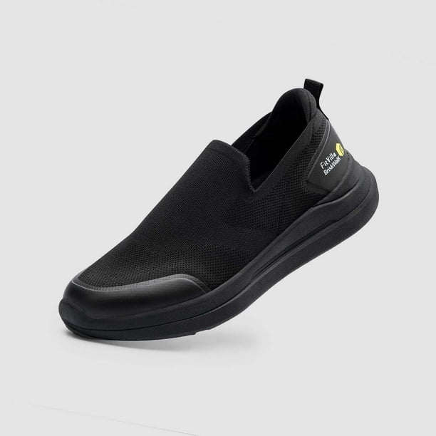 Beautops FitVille Men's BriskWalk Recovery Slip-On Shoes - Black - 12.5 ...