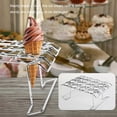 thumbnail image 2 of Toystoory Soporte de helado para el hogar, soporte de exhibición de Metal lavable para banquete de boda, cumpleaños, conos, estante de Cocina y Comedor, 2 of 6