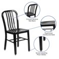thumbnail image 2 of Black Metal Indoor-Outdoor Chair, 2 of 9