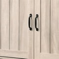 thumbnail image 2 of Benjara 45" 3 Door Sideboard Cabinet- 6 Shelves- 3 Door Handles- Ivory Gray, 2 of 7