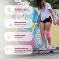 thumbnail image 4 of Rodillera de compresión KARM Kids Neon Pink 7-12 años, 4 of 9