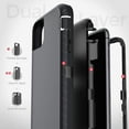 thumbnail image 3 of Case for iPhone 11 pro max, Heavy Duty Rugged Case, Full Body Protective Cover [Shockproof] Compatible for iPhone 11 pro max [6.5 Inch] (Black), 3 of 7
