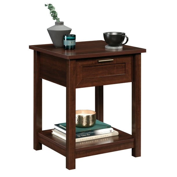 Sauder Brookland Side Table, Select Cherry Finish