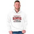 thumbnail image 3 of Grandpa's Had Enough Grandfather Joke Men's Big & Tall Graphic Hoodie Brisco Brands 3X, 3 of 5