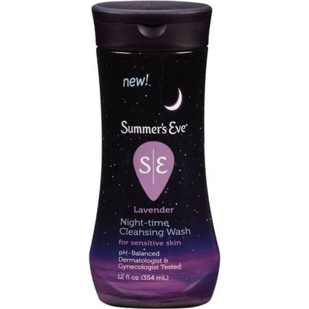 Summer's Eve Night-Time Sensitive Skin Cleansing Wash, Lavender 12