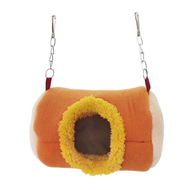 DOLITY Hanging Hamster Bed Lovely Comfortable Winter Guinea Pig Cave for Mini Hedgehogs