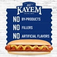 Kayem Beef and Pork Frankfurters, Old Tyme Natural Casing Reds, Hot