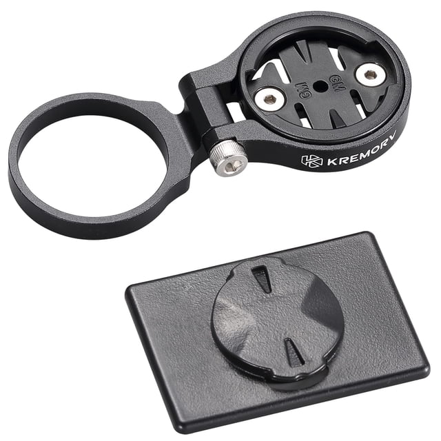 Soporte para vástago de bicicleta KREMORV para Garmin Edge con adaptador adhesivo