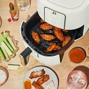 Beautiful 3 Qt Air Fryer with TurboCrisp Technology, EverGood Ceramic Nonstick Coating, White Icing by Drew Barrymore