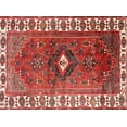 thumbnail image 1 of Ahgly Company Indoor Rectangle Traditional Red Persian Area Rugs, 2' x 5', 1 of 6