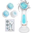 thumbnail image 1 of Facial Cleansing Brush, Waterproof Electric Face Brush Two-way Rotation With 3 Brush Heads Usb Rechargeable Facial Cleansing Device For Exfoliation Sk, 1 of 5
