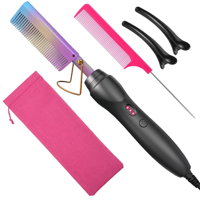 Peines alisadores de pelo Hot Comb Budigl 5 en 1