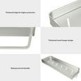 thumbnail image 4 of Shower Organizer, Aluminium Shower Caddy Versatile  for Laundry Room with Hooks,Without Hooks, 4 of 7