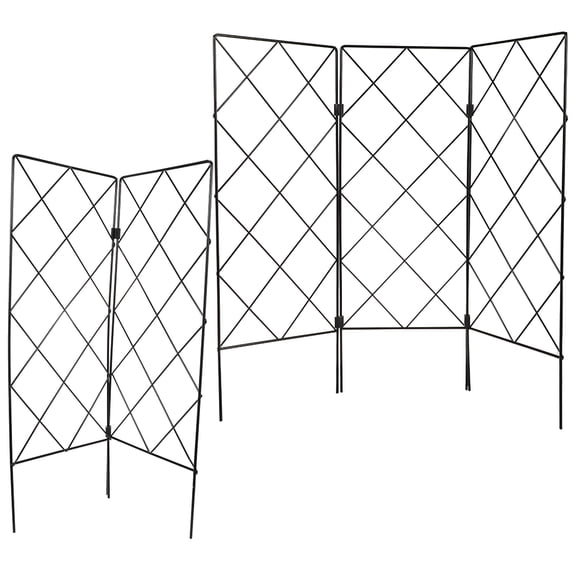 HEMOTON Plant Support Trellis for Climbing Vines with Stable Frame 5pcs Sturdy Gardening Rack