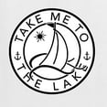 thumbnail image 4 of Wild Bobby, Take Me To The Lake, Women Graphic Long Sleeve Tee, White, Small, 4 of 4